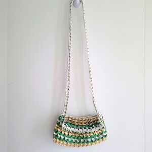 ♻️ Recycled Unique Handmade Purse - made of soda can opener tabs